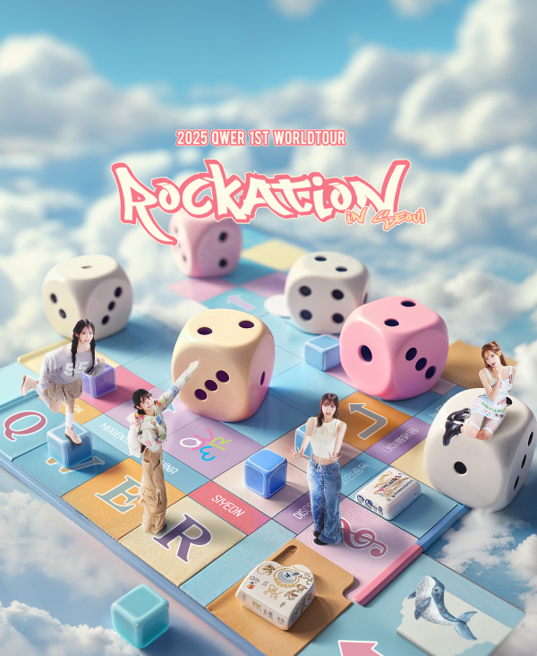 2025 QWER 1ST WORLDTOUR [ROCKATION] 포스터