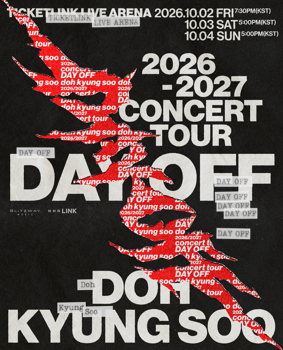 티켓링크 2026-2027 DOH KYUNG SOO CONCERT TOUR [DAY OFF] IN SEOUL 예매
