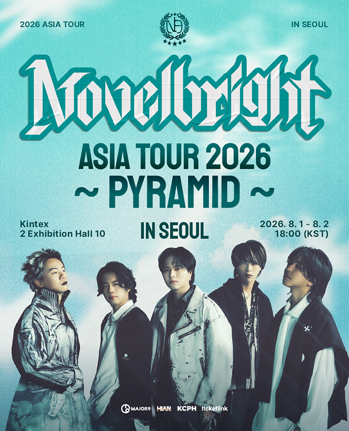 티켓링크 Novelbright ASIA TOUR 2026 〜PYRAMID〜 in Seoul 예매
