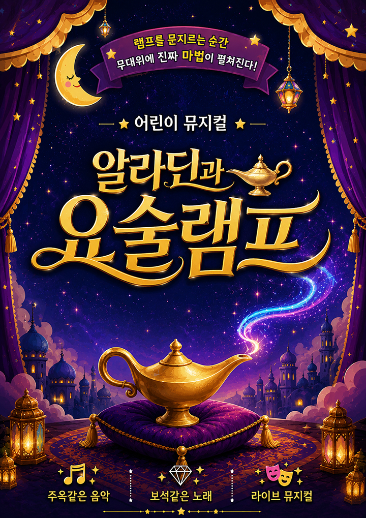 어린이 뮤지컬 <알라딘과 요술램프> - 평택