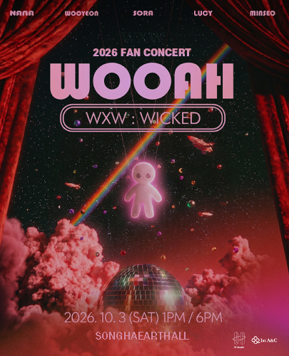 WOOAH WOOAH 팬 콘서트 WXW: < WICKED > 포스터