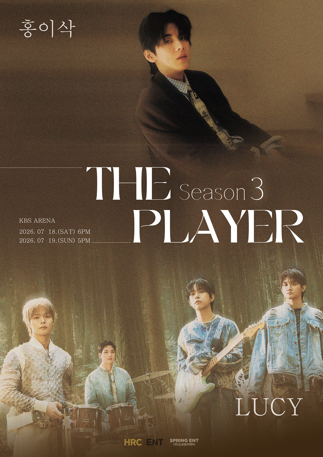 티켓링크 THE PLAYER Season 3 < LUCY X 홍이삭 > 예매