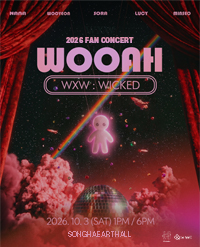 WOOAH FAN CONCERT WXW : < WICKED > 포스터