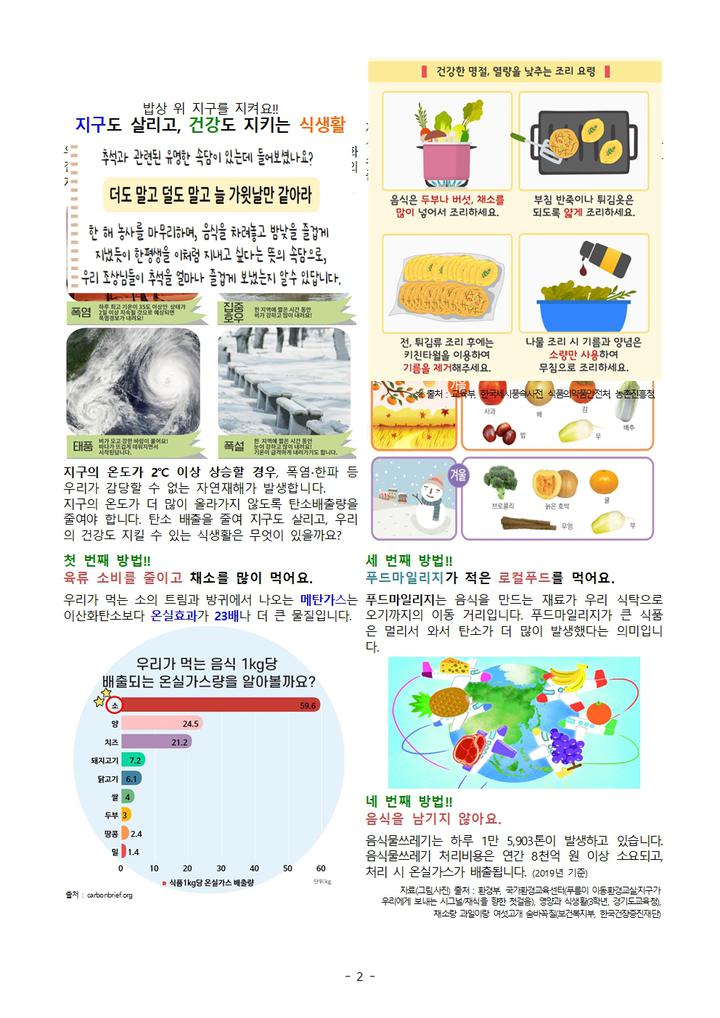 9월 학교급식 식단 및 영양소식지 안내 :: 가정통신문 :: 외북초등학교 외북초등학교 :: 가정통신문 :: 9월 학교급식 식단 및 영양소식지 안내